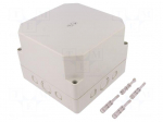 Enclosure: multipurpose | X: 180mm | Y: 182mm | Z: 137mm | TK PS | grey