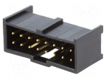 Socket | IDC | male | C-Grid III | 2.54mm | PIN: 16 | THT | gold-plated