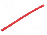 Protective tube | polyetylene | red | Len: 25m | -10&divide;40&deg;C | &Oslash;int: 5mm