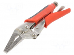 Pliers | Morse's,locking | 165mm | Mat: Chrom-vanadium steel