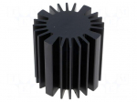 Heatsink | LED | &Oslash;: 50mm | H: 50mm | Colour: black