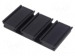 Heatsink: extruded | TO218,TO220,TO247,TO264,TO3 | black | L: 50mm