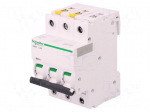 Circuit breaker | 400VAC | Inom: 6A | Poles: 3 | DIN | Charact: C | 10kA
