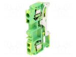Splice terminal: rail | 0.2&divide;4mm2 | ways: 1 | terminals: 2 | Width: 6mm