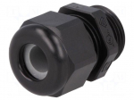 Gland | M20 | IP68 | 5&divide;9mm | Mat: thermoplastic | black