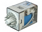 Relay: electromagnetic | 3PDT | Ucoil: 48VDC | 10A/250VAC | 10A/30VDC