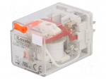 Relay: electromagnetic | DPDT | Ucoil: 230VAC | 10A/250VAC | 10A/30VDC