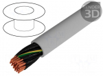 Wire | JZ-500 | 41G0,75mm2 | unshielded | 300/500V | PVC | Cu | stranded