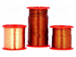 Coil wire | single coated enamelled | 0.118mm | 0,25kg | max.155&deg;C