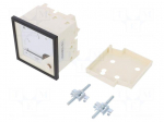 Amperometer | analogue | mounting | on panel | I AC: 0&divide;2,5A | True RMS