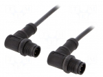 Cable: for sensors/automation | PIN: 4 | M12-M12 | D code-Ethernet