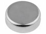 Magnet: permanent | hard ferrite | H: 7mm | 40N | &Oslash;: 25mm