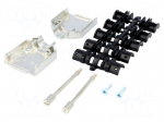Enclosure: for D-Sub connectors | D-Sub 9pin,D-Sub HD 15pin