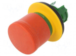 Switch: emergency stop | 30mm | Stabl.pos: 2 | red | none | IP66 | &Oslash;30mm