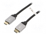 Cable | HDMI plug,both sides | PVC | textile | HDMI 2.0 | 4K,UHD 2160p
