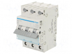 Circuit breaker | 230/400VAC | Inom: 10A | Poles: 3 | Charact: C | 6kA