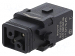 Connector: HDC | contact insert | female | Han&reg; 1A | PIN: 4 | 3P+PE