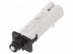 Circuit breaker | Urated: 240VAC | 48VDC | 3A | SPST | Poles: 1 | SNAP-IN