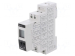 Automation module: timer | Range: 0,1s&divide;999h | SPDT | 24&divide;240VAC | IP20