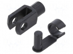 Fork joint | &Oslash;hole: 6mm | M6 | 1 | right hand thread,inside | igumid G