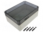 Enclosure: multipurpose | X: 180mm | Y: 254mm | Z: 111mm | TK PS | grey
