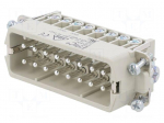 Connector: HDC | contact insert | male | EPIC H-A | PIN: 16 | 16A | 250V