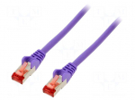 Patch cord | S/FTP | Cat: 6 | RJ45 plug,both sides | stranded | Cu | 10m