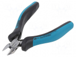 Pliers | side,cutting | blades curved  21&deg;,return spring | 115mm