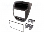 Radio frame | Citro&euml;n,Peugeot,Toyota | 2 DIN | black