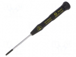 Screwdriver: precision | hex key | HEX 2.5mm | Blade length: 60mm