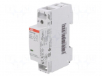 Contactor: 2-pole installation | 20A | 110VAC,110VDC | NO x2 | ESB
