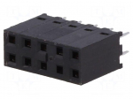 Connector: PCB to PCB | socket | female | PIN: 10 | C-Grid III | THT