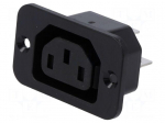 Connector: AC supply | socket | female | 10A | 250VAC | C13 (F)