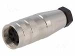 Connector: M16 | plug | female | PIN: 5 | 5A | 300V | C091D | soldering | 240&deg;