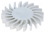 Heatsink | LED | &Oslash;: 70mm | H: 10mm | 2.28K/W