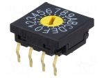 Encoding switch | HEX/BCD | Pos: 16 | THT | Rcont max: 100m&Omega; | 10x10x4mm