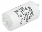 Capacitor: polypropylene | motors, run | 20uF | 425VAC | &Oslash;40x70mm | &plusmn;5%
