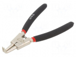 Pliers | for circlip | external | Pliers len: 150mm | angular