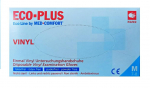 Vinila kindad ECO-PLUS, M suurus, ilma puudri, l&auml;bipaistvad, 100 tk