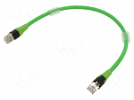 Patch cord | Cat: 6a | RJ45 plug,both sides | stranded | Cu | 0.3m | FRNC