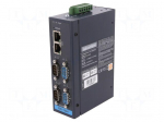 Serial device server | Number of ports: 6 | 12&divide;48VDC | RJ45 x2 | EKI