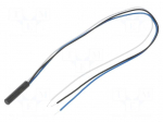 Reed switch | Range: 9.3mm | Pswitch: 5W | &Oslash;5.8x25.4mm | Contacts: SPDT