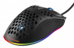 Mouse DELTACO GAMING wired, 6400 DPI, RGB, USB, black / GAM-108