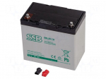 Re-battery: acid-lead | 12V | 55Ah | AGM | maintenance-free