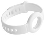 Silicone bracelet for Apple AirTag DELTACO adjustable size, white / MCASE-TAG17
