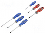 Screwdriver: universal-set | Phillips,slot | 6pcs.