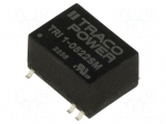 Converter: DC/DC | 1W | Uin: 4.5&divide;5.5VDC | Uout: 12VDC | Uout2: -12VDC