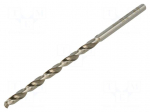 Drill bit | for metal | &Oslash;: 6mm | L: 139mm | high speed steel | blister