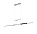 Trio Trajan LED piekarama lampa brushed aluminium/black brushed steel 375310505 4017807504439