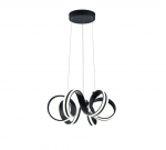 Trio-Lighting Carrera LED  matt black piekaramā lampa